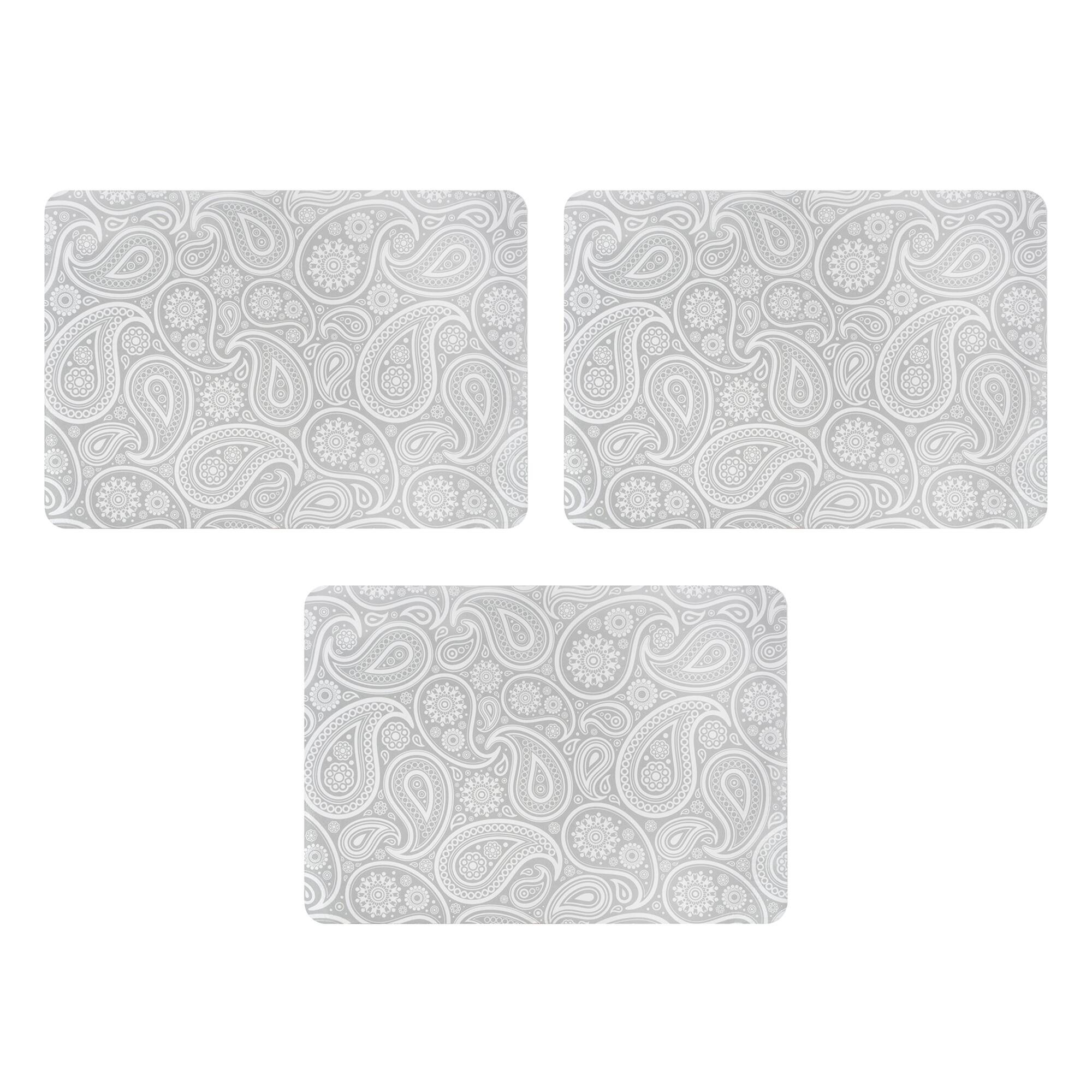 Silver Paisley Cake Boards by Makery®